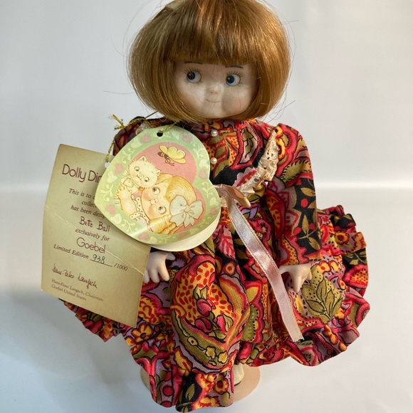 Goebel Dolly dingle dolls vintage Bette ball porcelain doll
